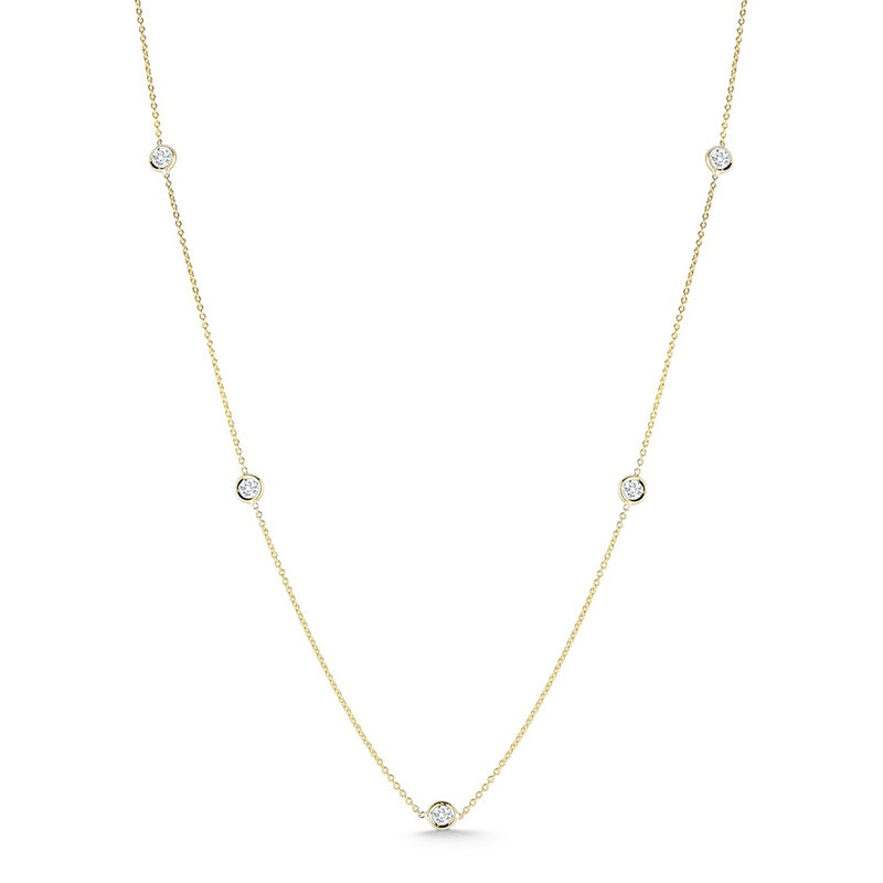 Roberto Coin Diamonds by the Inch 5-Station Necklace